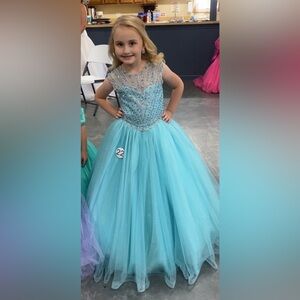 girls Christiana Wu pageant dress size 6